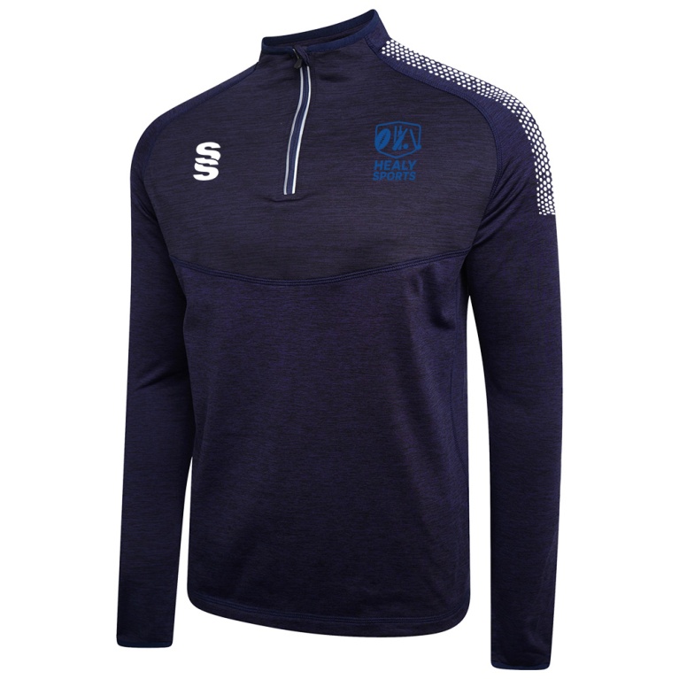 Healy Sports - 1/4 Zip Dual Performance Top - Navy - Unisex Fit